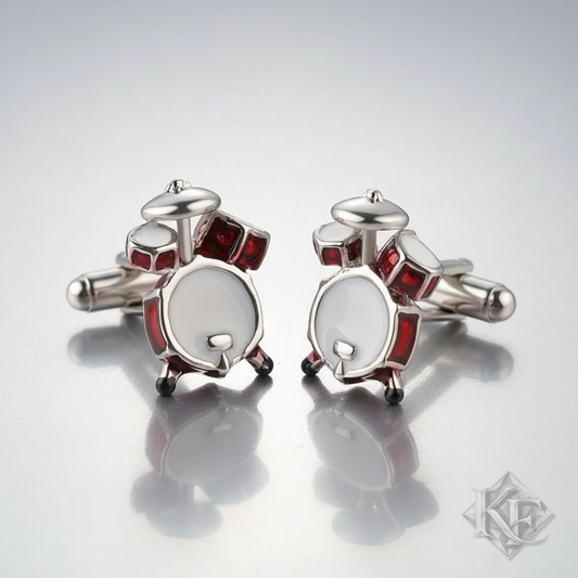 Drum Kit Cufflinks