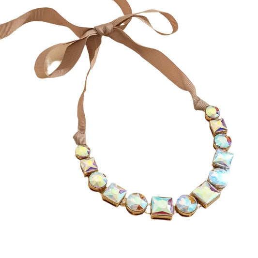 Iridescent Ribbon Necklace