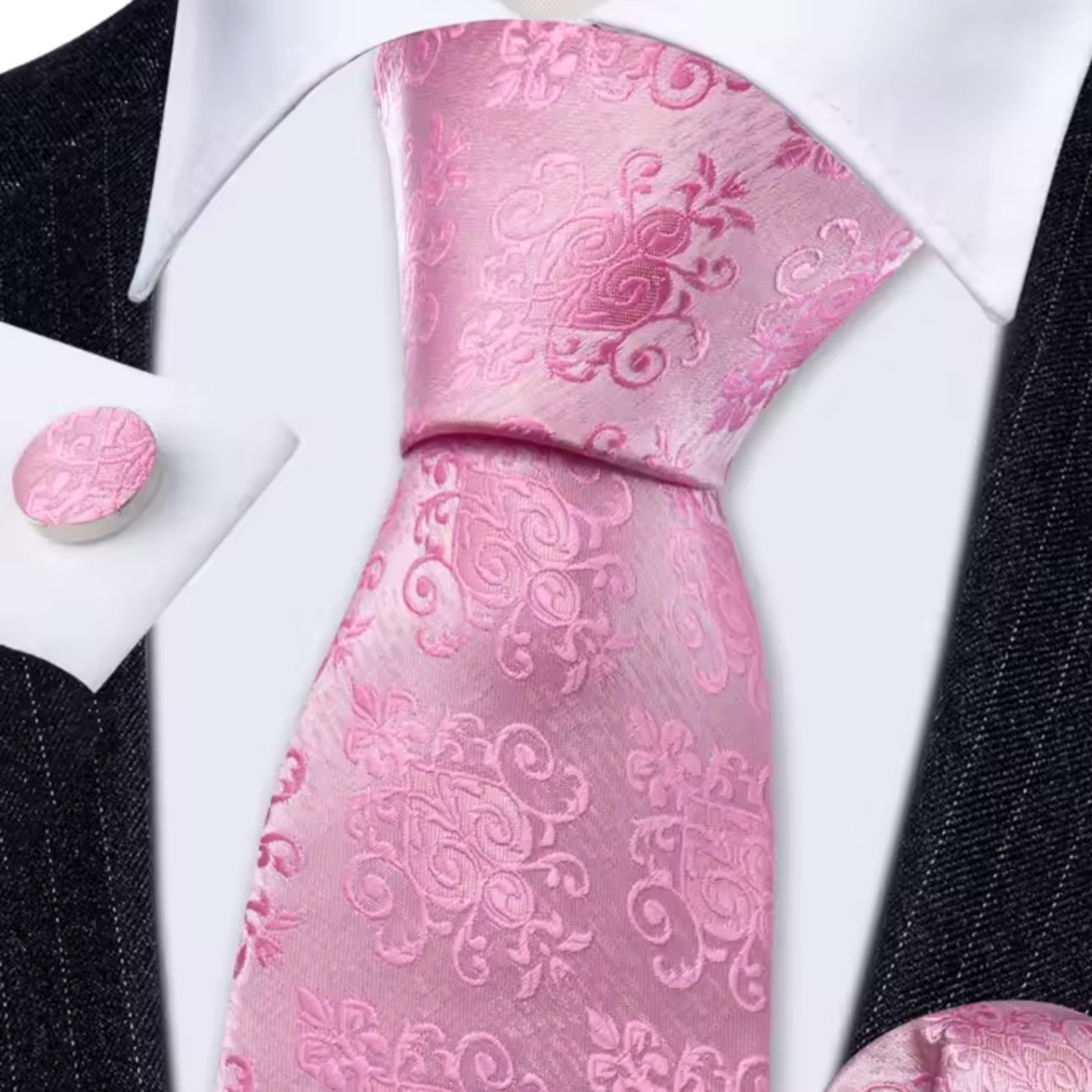 Pink Barry Wang Necktie Sets