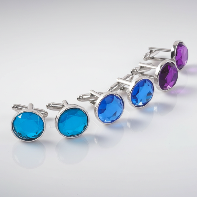 Royal Gems Teal Cufflinks