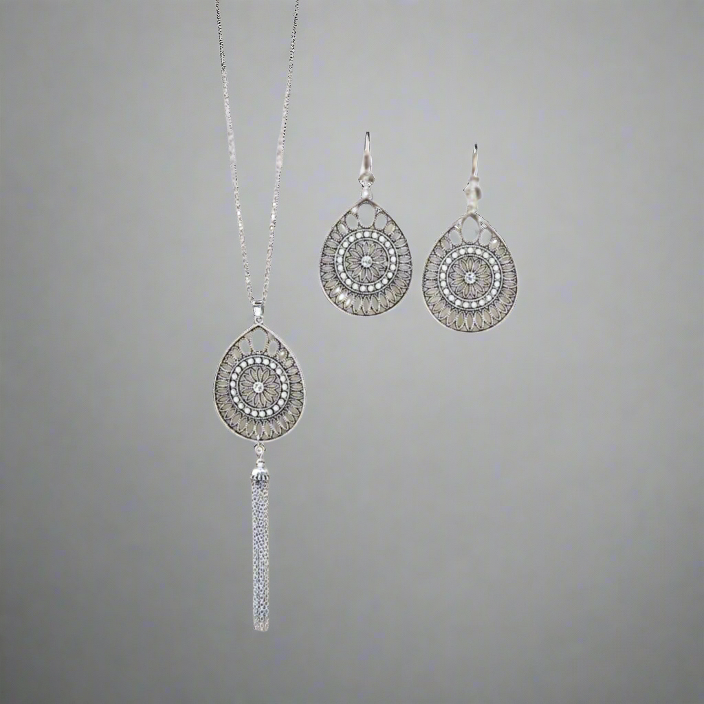 Boho Pearl Jewelry Set