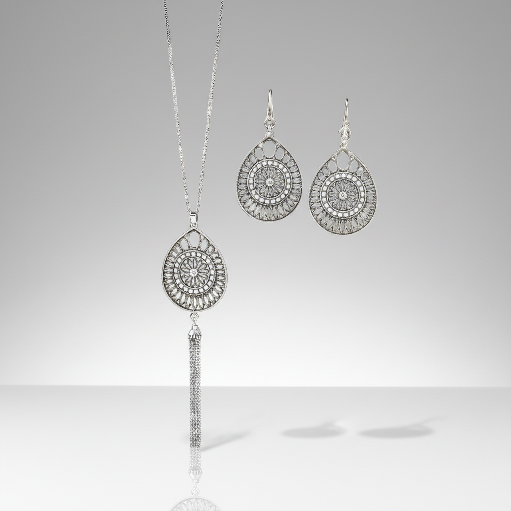 Boho Pearl Jewelry Set