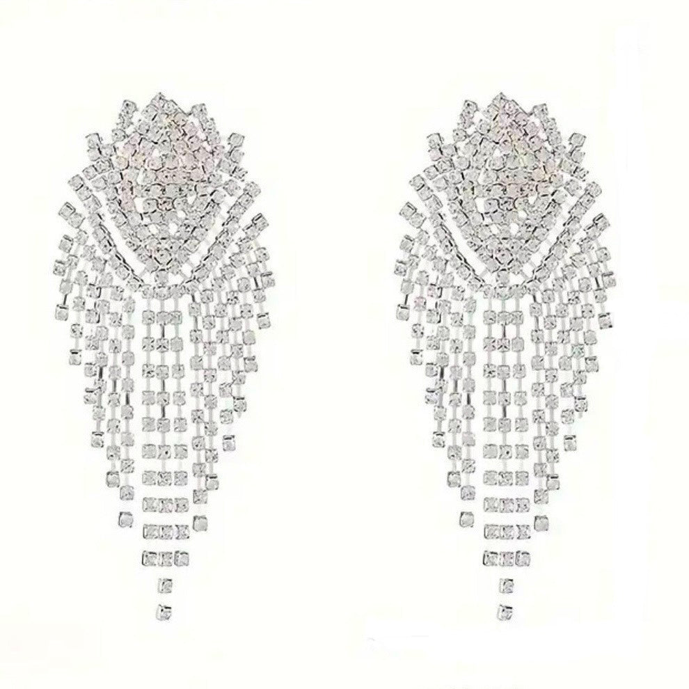 Exaggerated Tassel Earrings