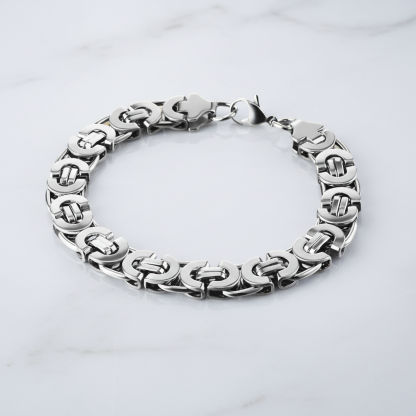Byzantine Men’s Steel Bracelet