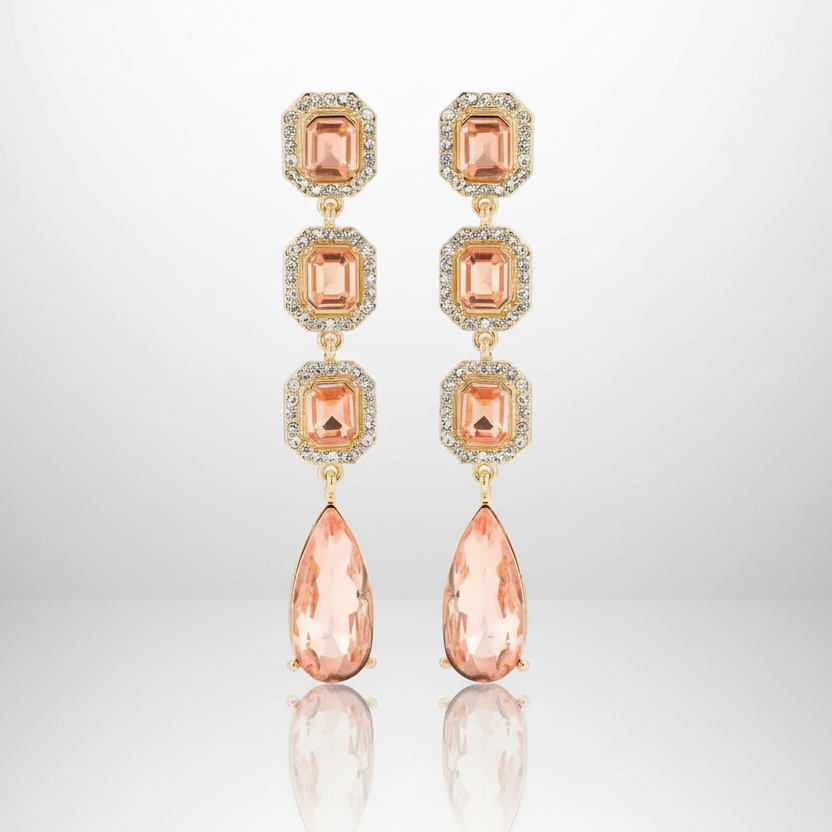 Luxurious Iridescent Drop Earrings