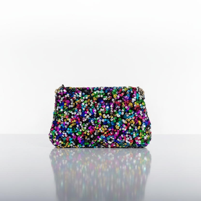 Multicolor Sequin Bag