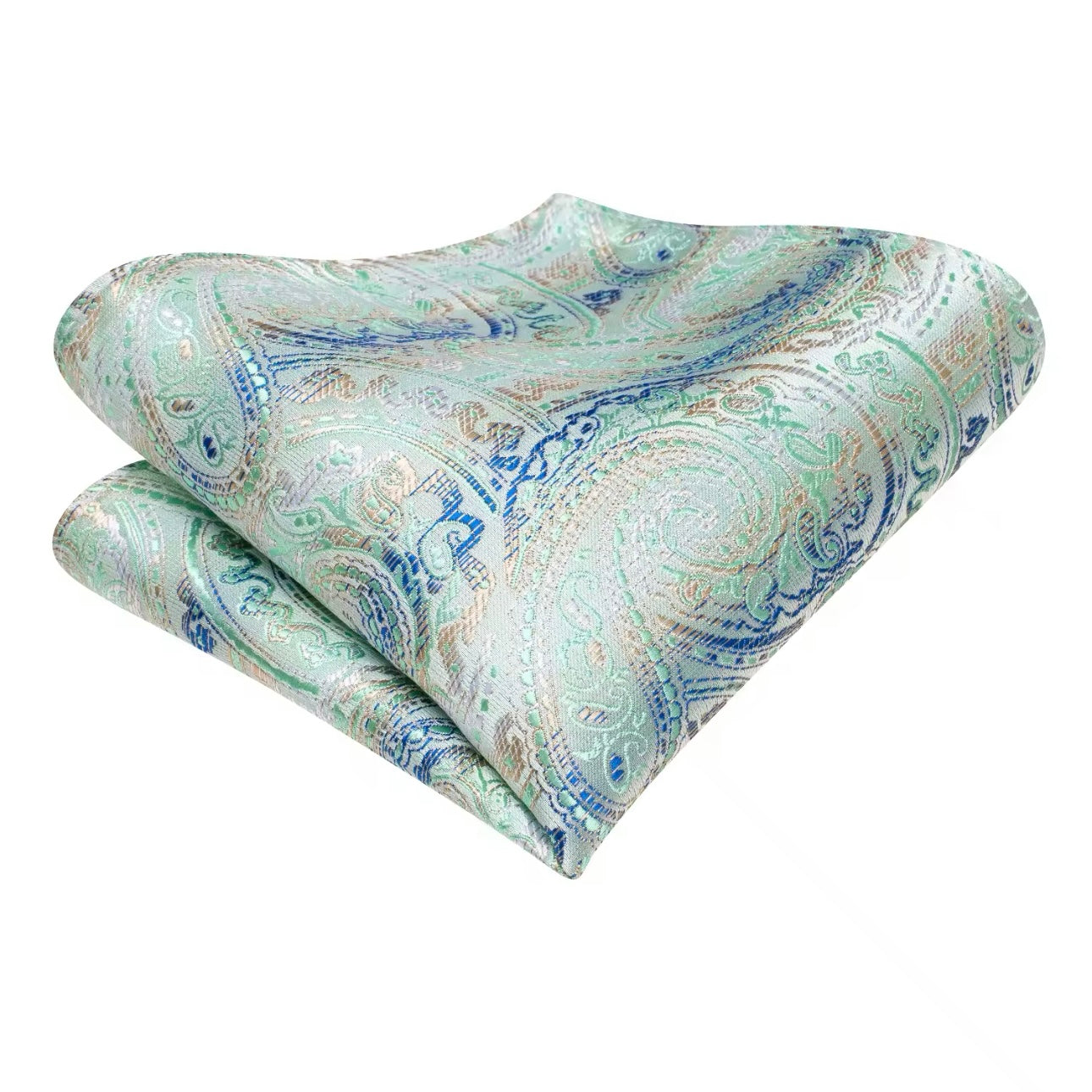 Green Mint Blue Necktie Set