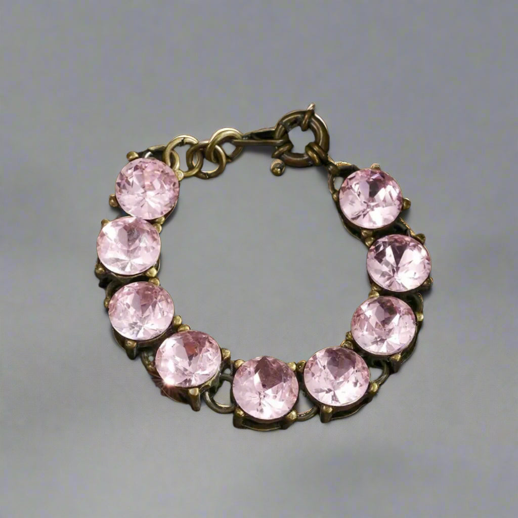 Pink Rhinestones Bracelet