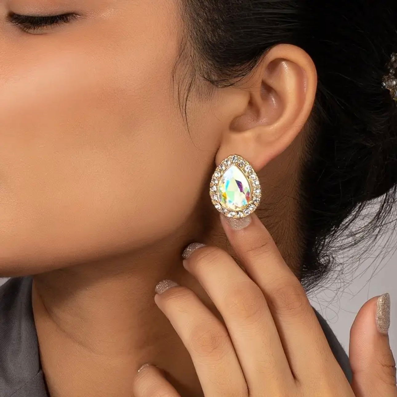 Water Drop 18k Earrings