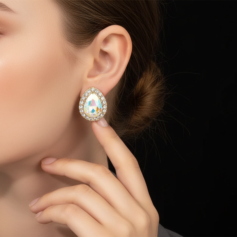 Water Drop 18k Earrings