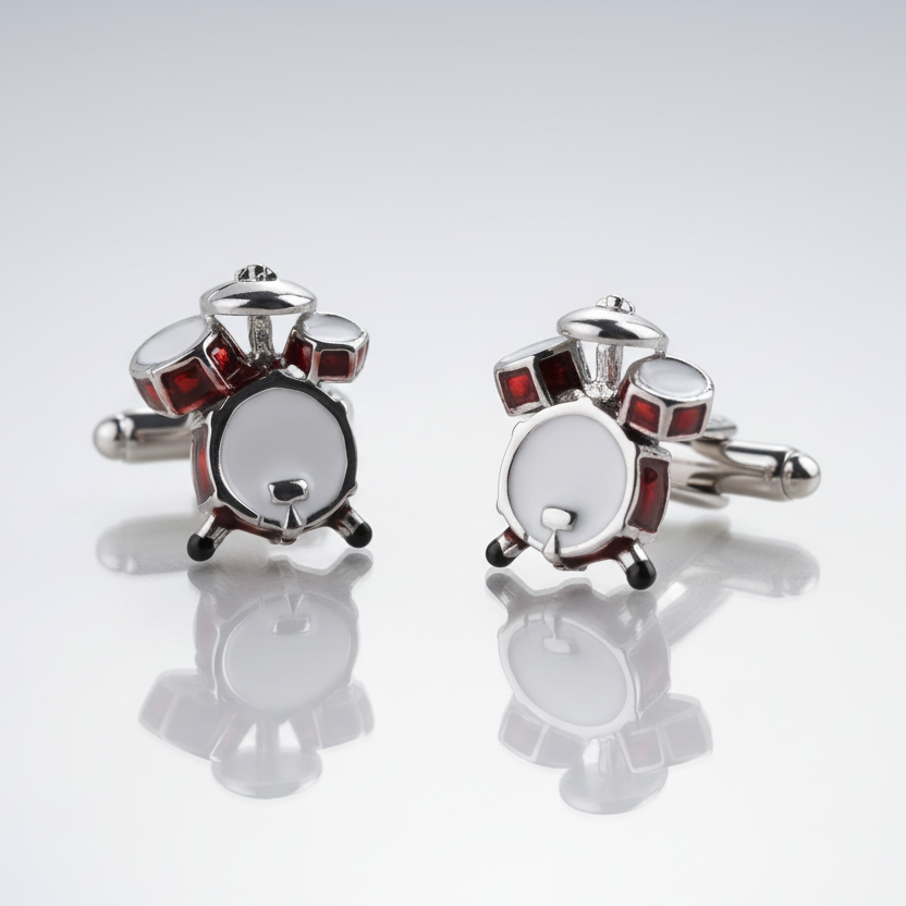 Drum Kit Cufflinks