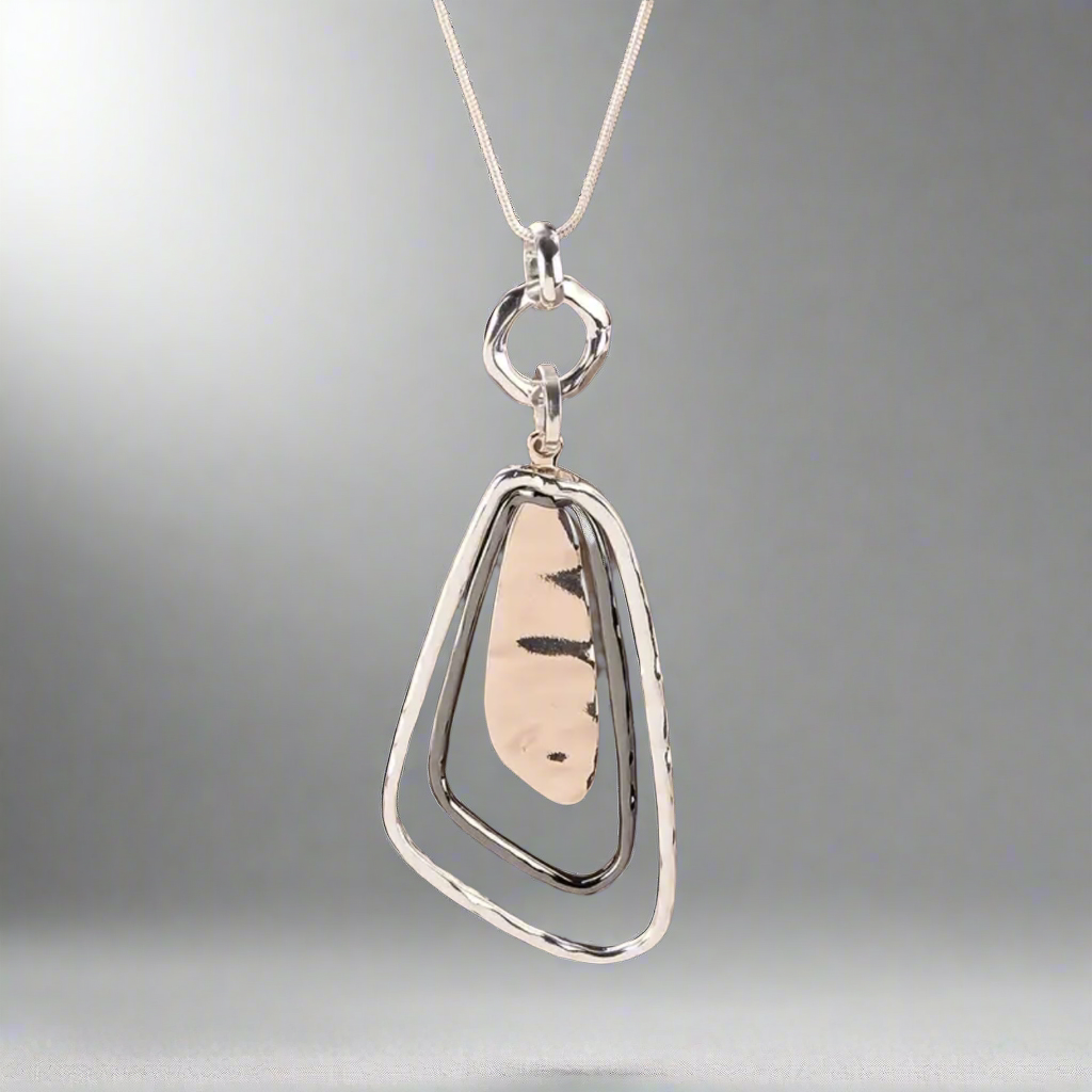 Boho Geometric Pendant Necklace