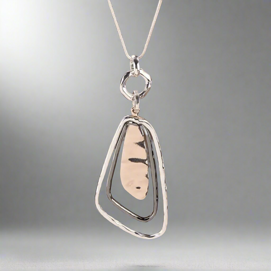 Boho Geometric Pendant Necklace