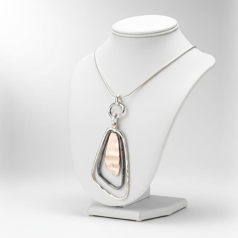 Boho Geometric Pendant Necklace