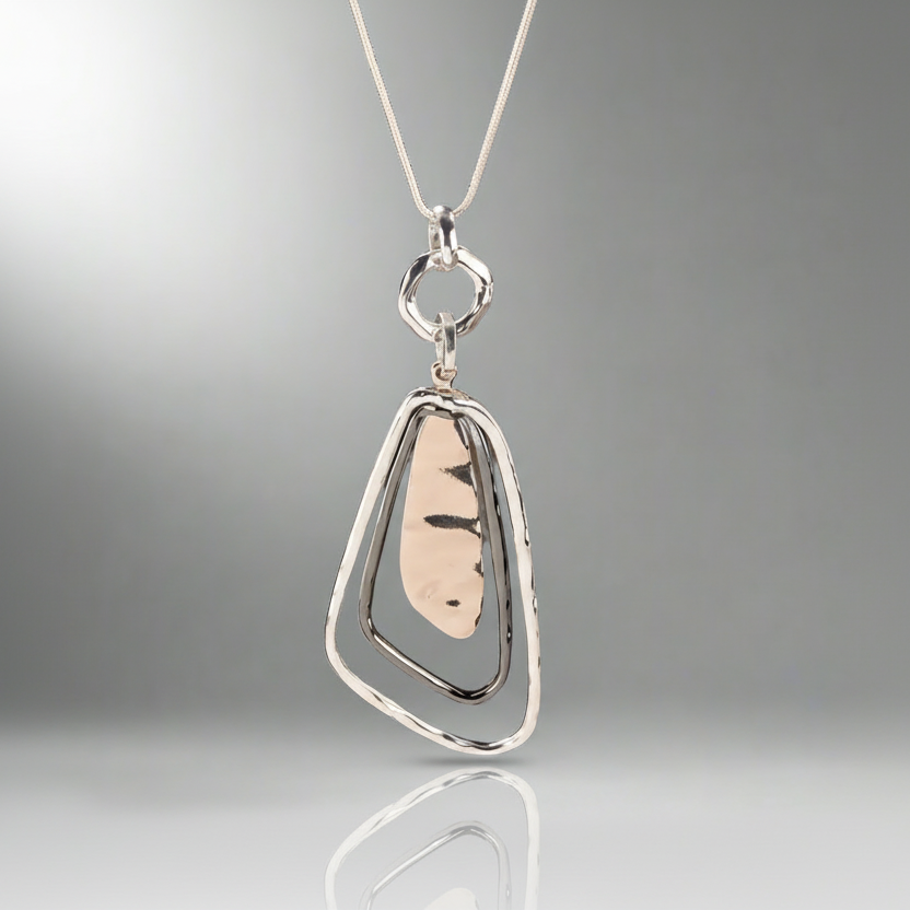 Boho Geometric Pendant Necklace