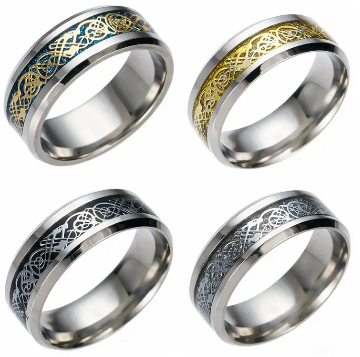 Dragon Pattern Men’s Ring