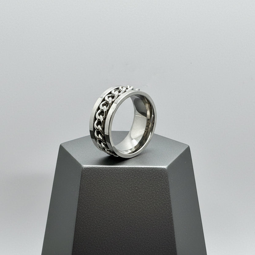 Chain Spinner Stainless Steel Ring