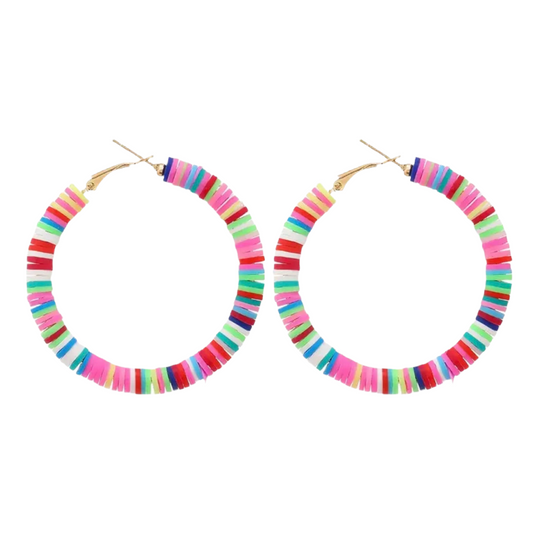 Multicolor Hoop Earrings