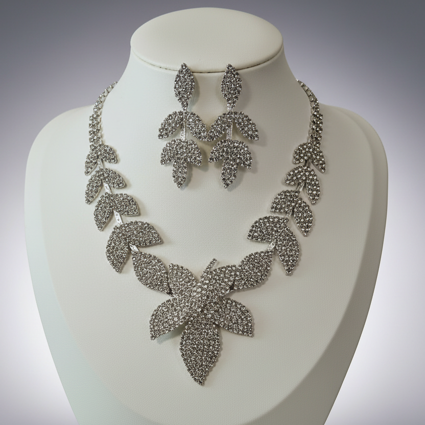 Leaf Shaped Jewelry Set