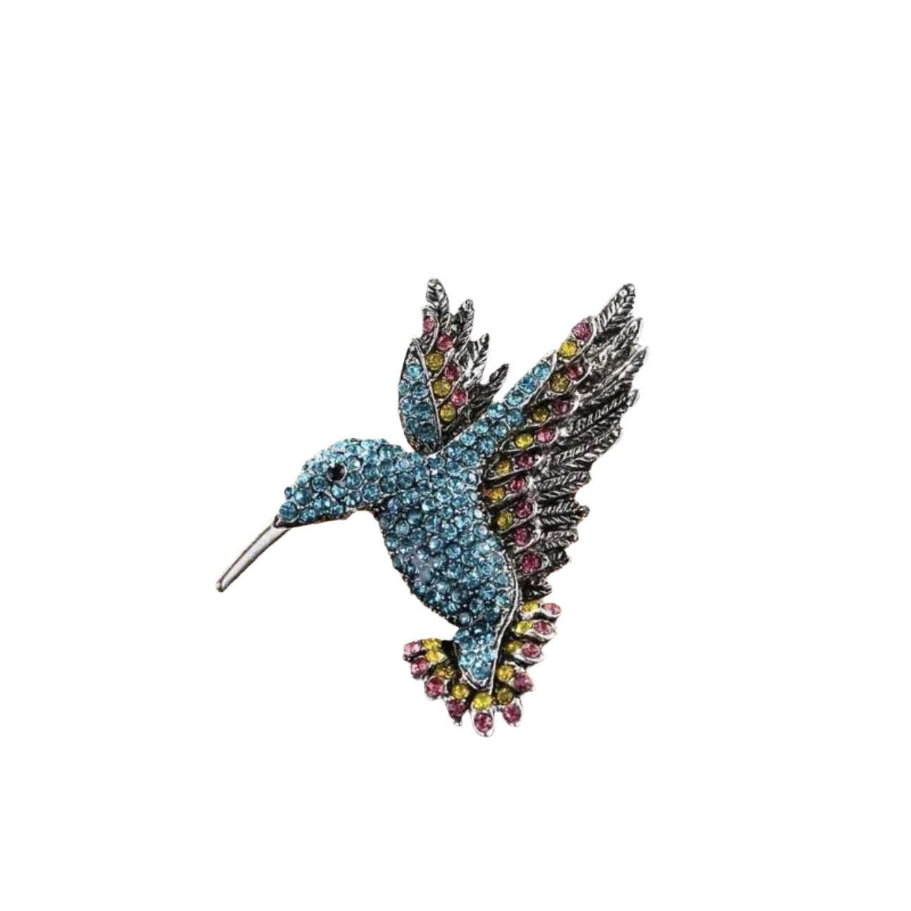 Hummingbird Multicolor Pin