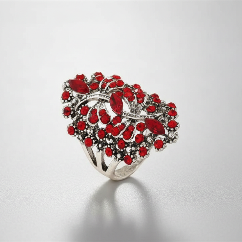 Dragonfly Red All-Fit Ring