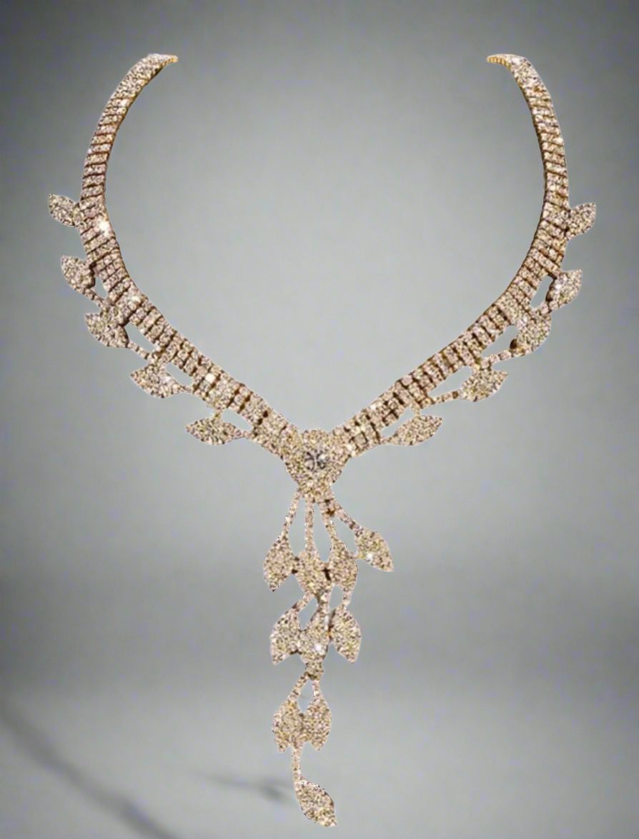 Leaf Tassels Jewelry Set