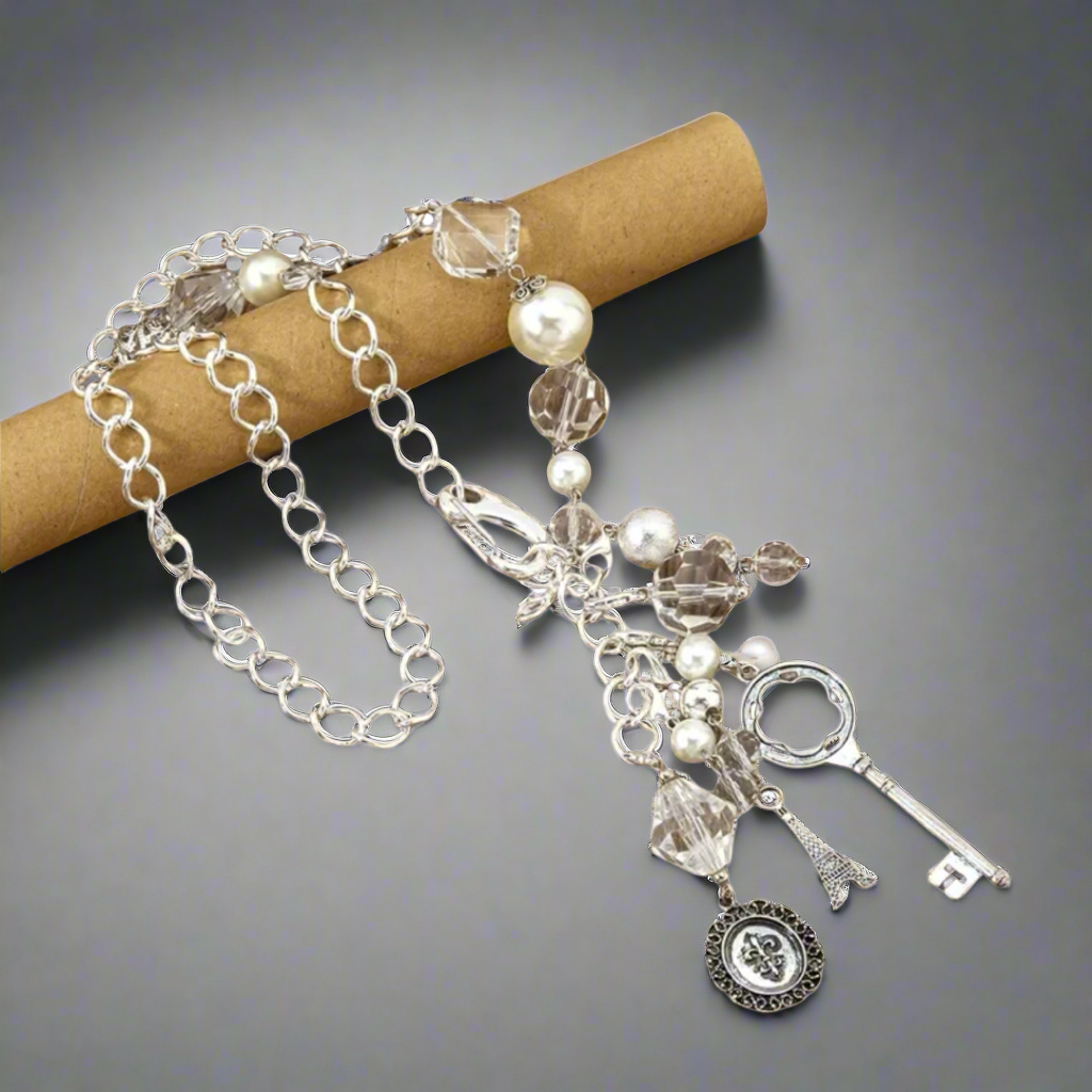 Paris Charms Pendant Necklace