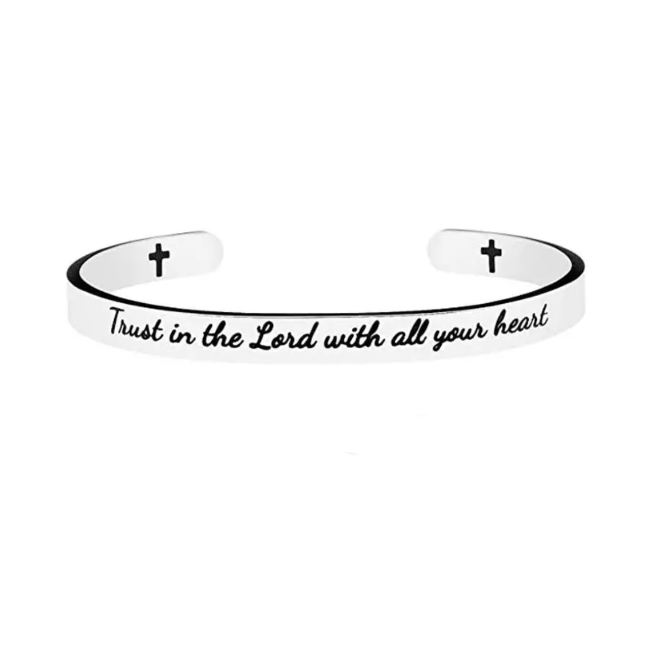 Trust Proverbs 3:5 Cuff Bracelet