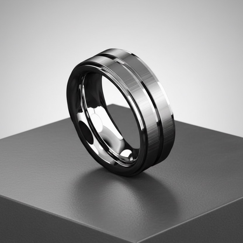 Modern Stainless Steel Ring
