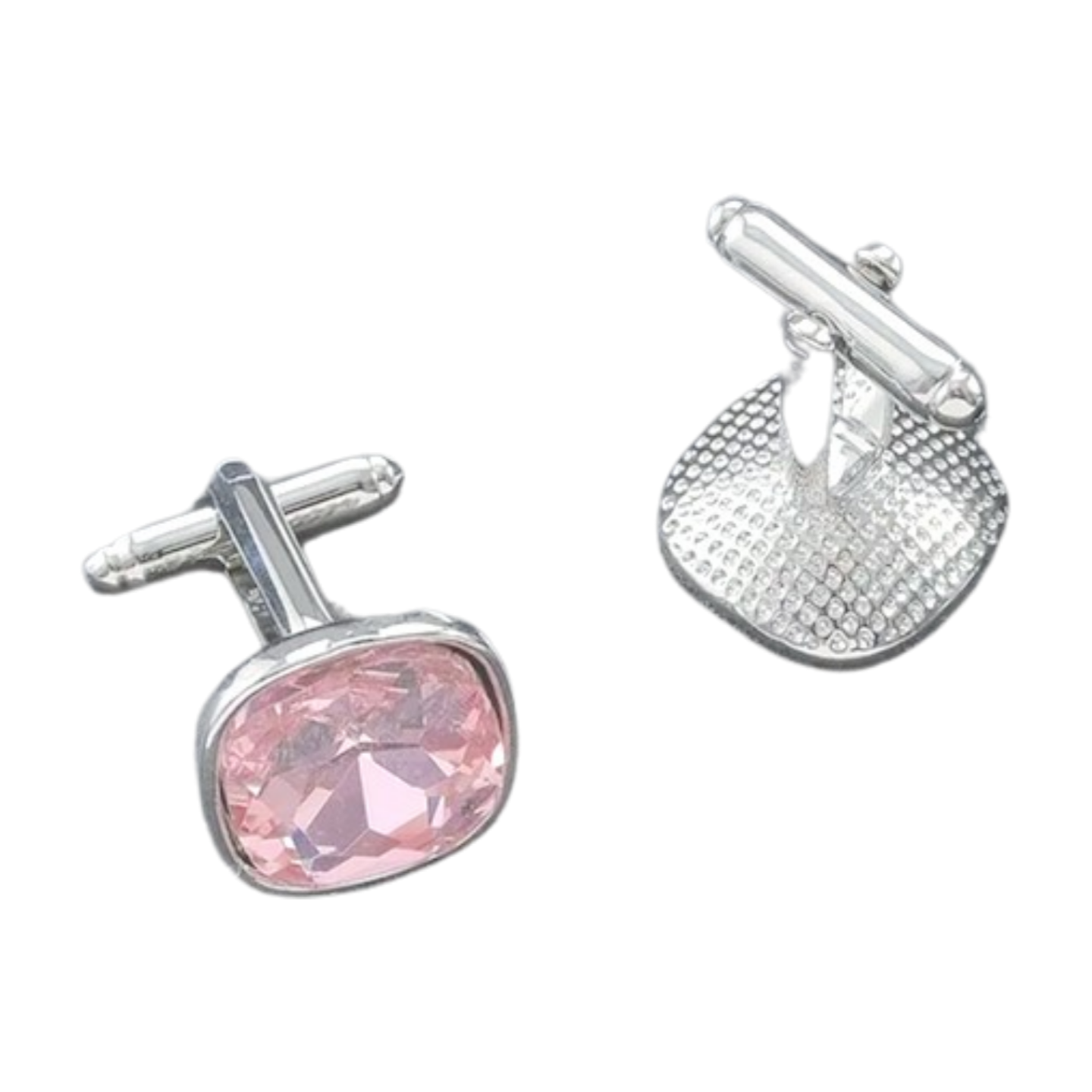 Pink Square Cufflinks