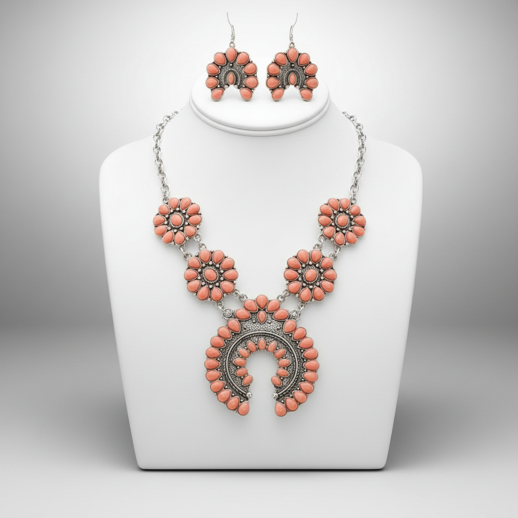 Squash Blossum Turquoise Set