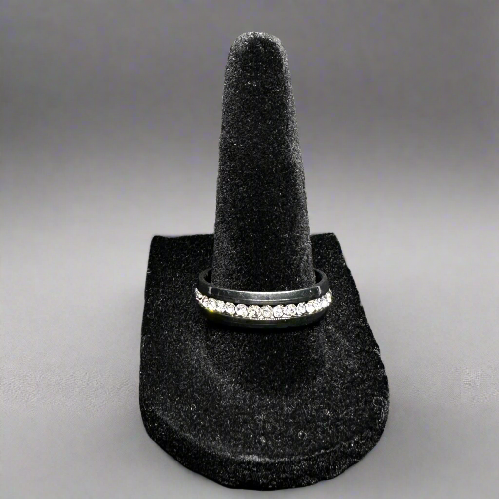 Rhinestone Titanium Band