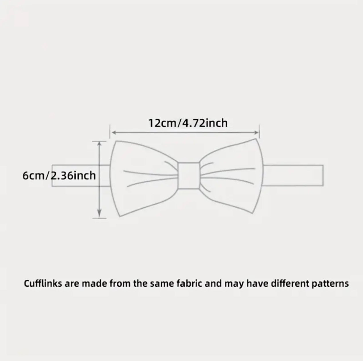 Black Paisley Plaid Bowtie Set