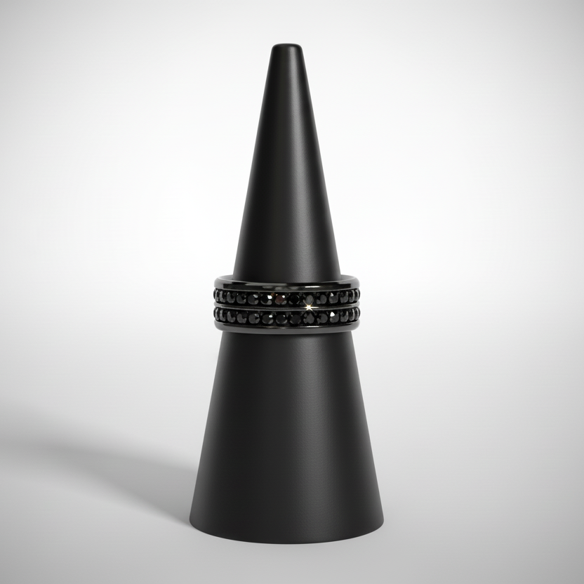 Double Row Rhinestone Band