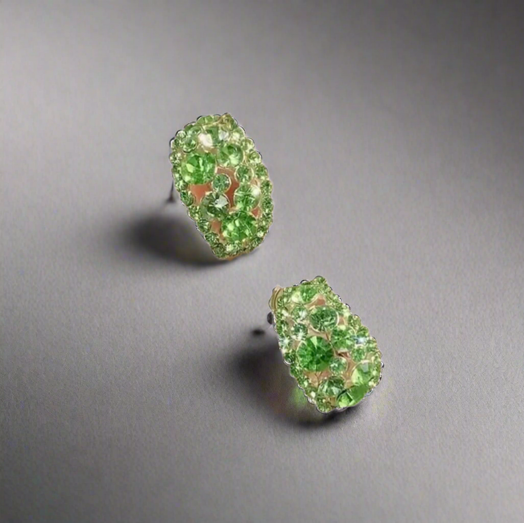 Green Gold Earrings