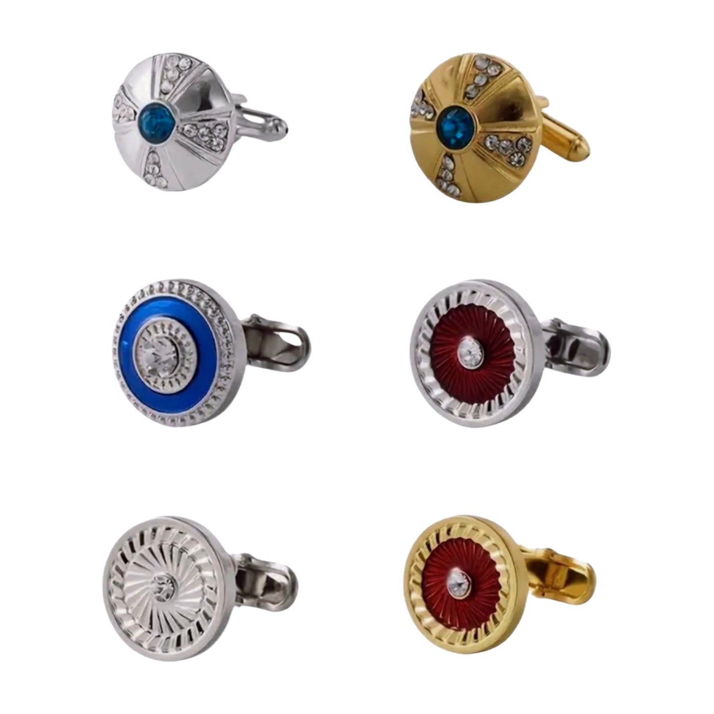 Shield Blue Cufflinks