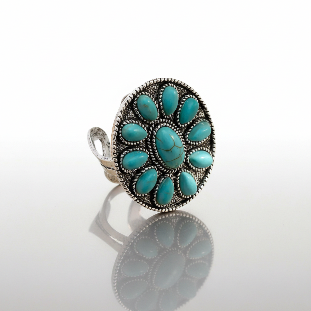 Oval Turquoise Ring
