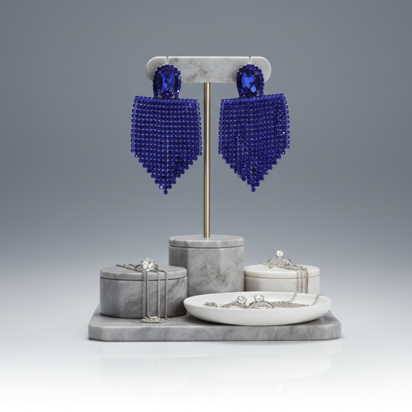 Flag Tassel Earrings