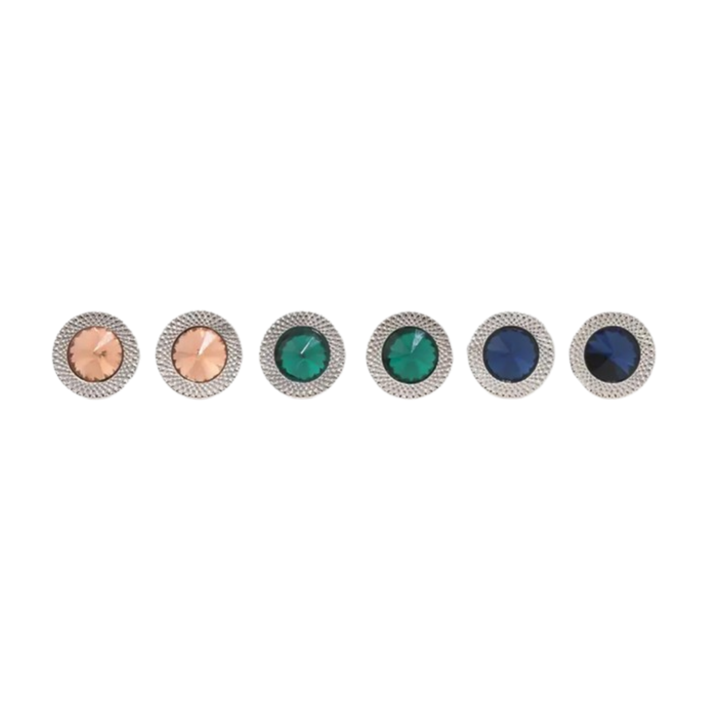 Champagne Rhinestone Cufflinks