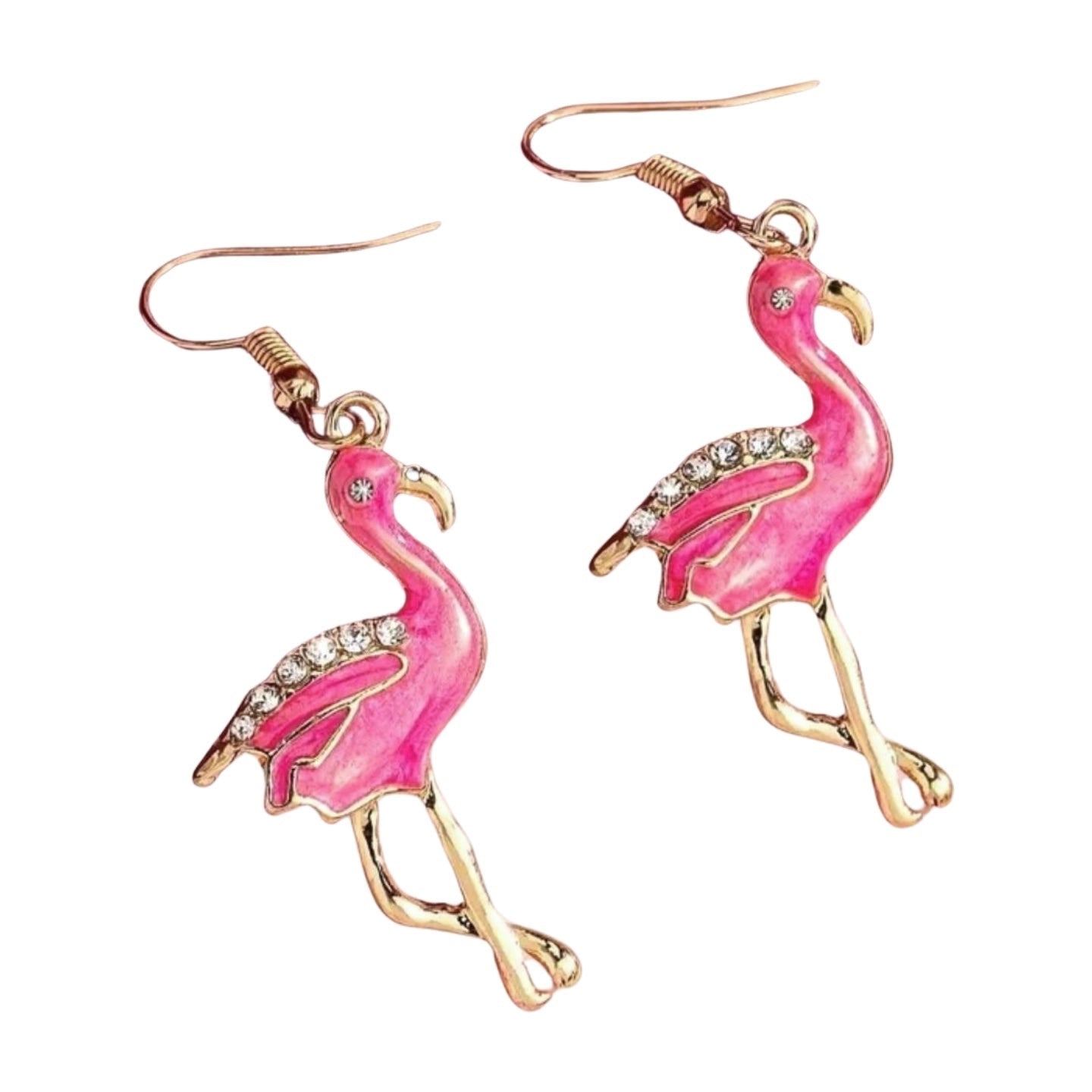 Flamingo Pink Earrings