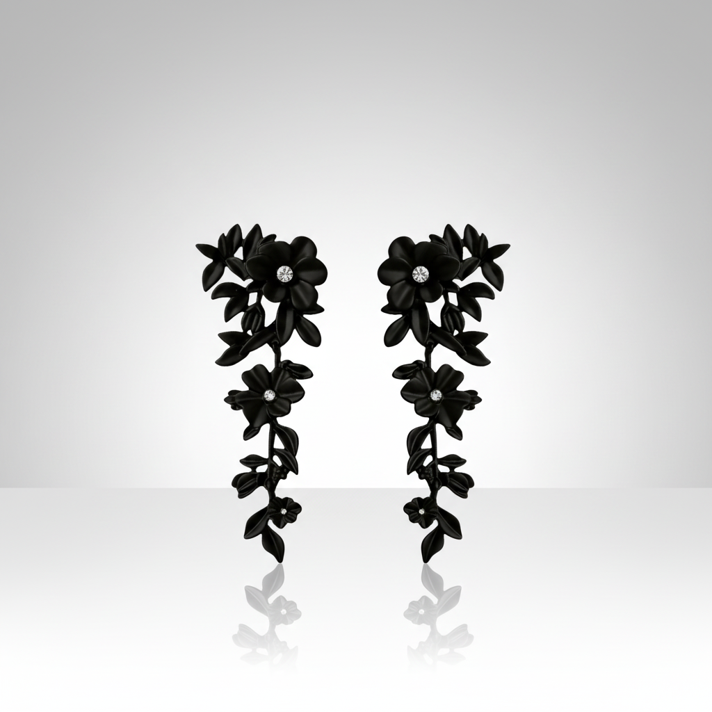 Artistic Floral Earrings