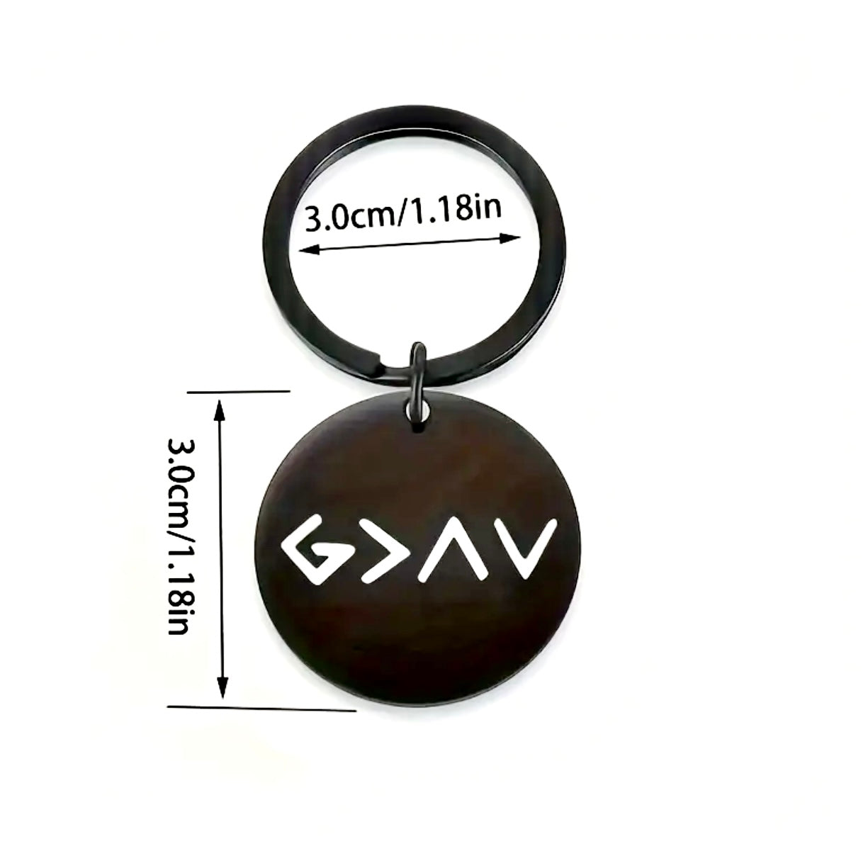 God Is Greater Keychain