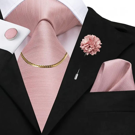 Pink Blush Necktie Set