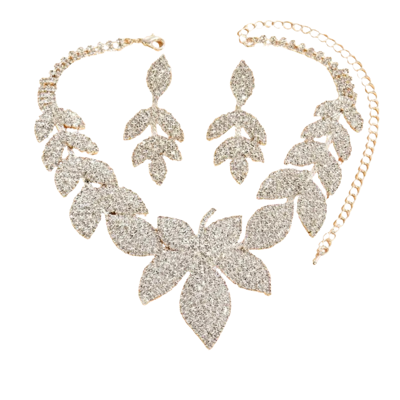Leaf Shaped Jewelry Set