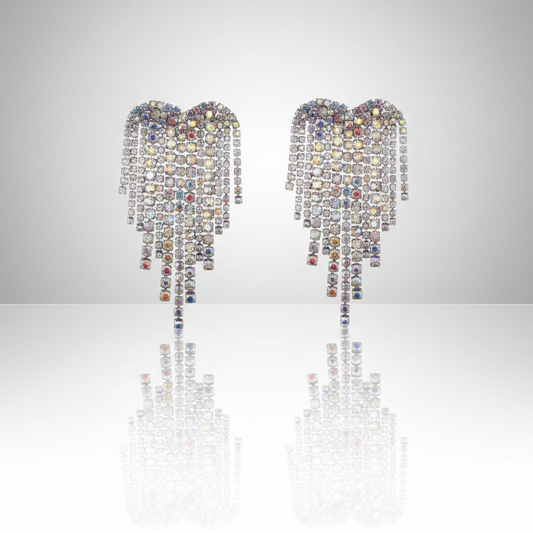 Heart Tassel Earrings