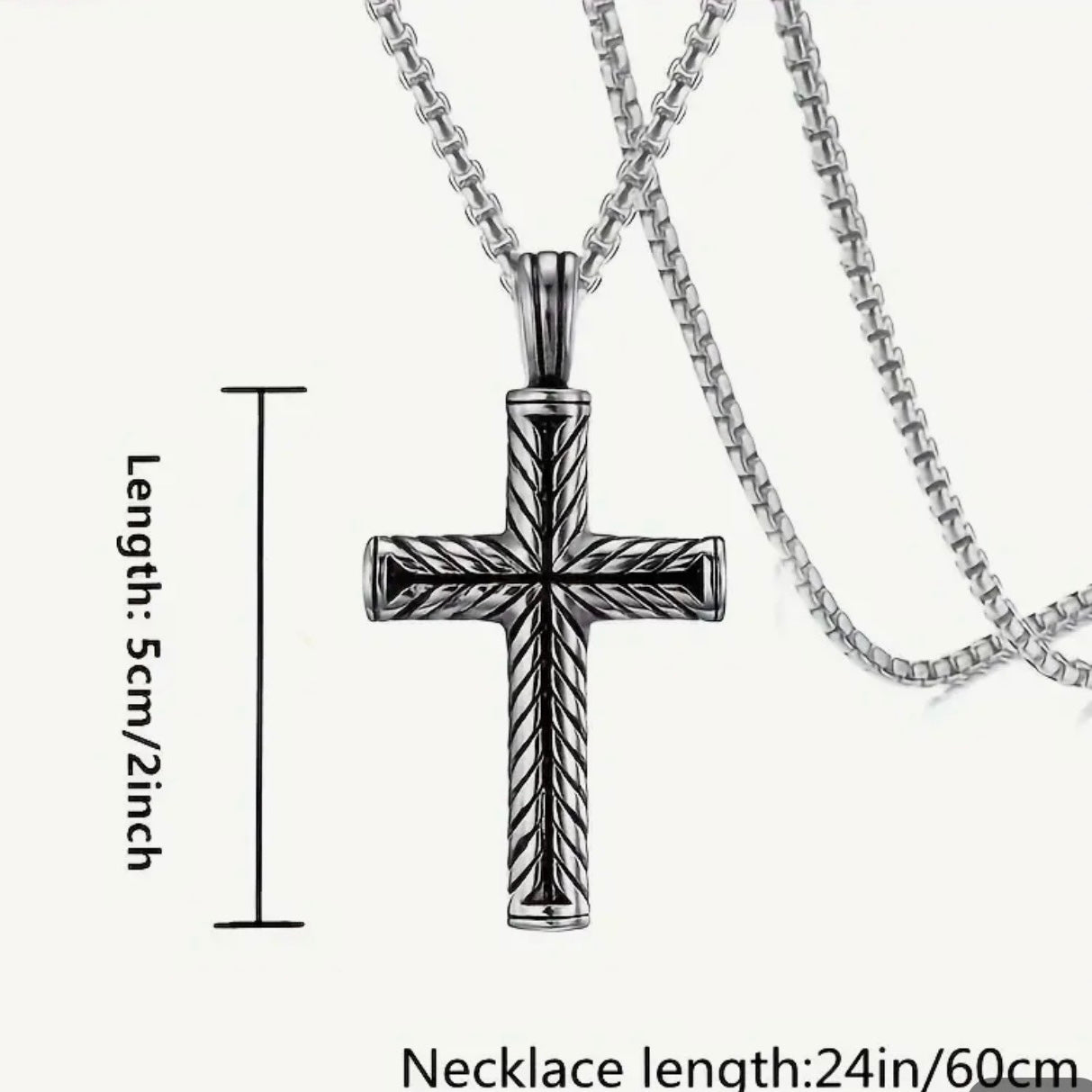 Braided Cross Necklace