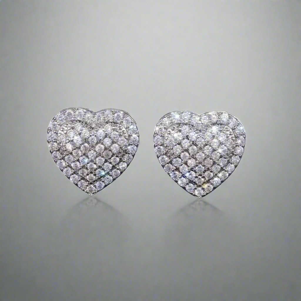 Heart Stud Earrings