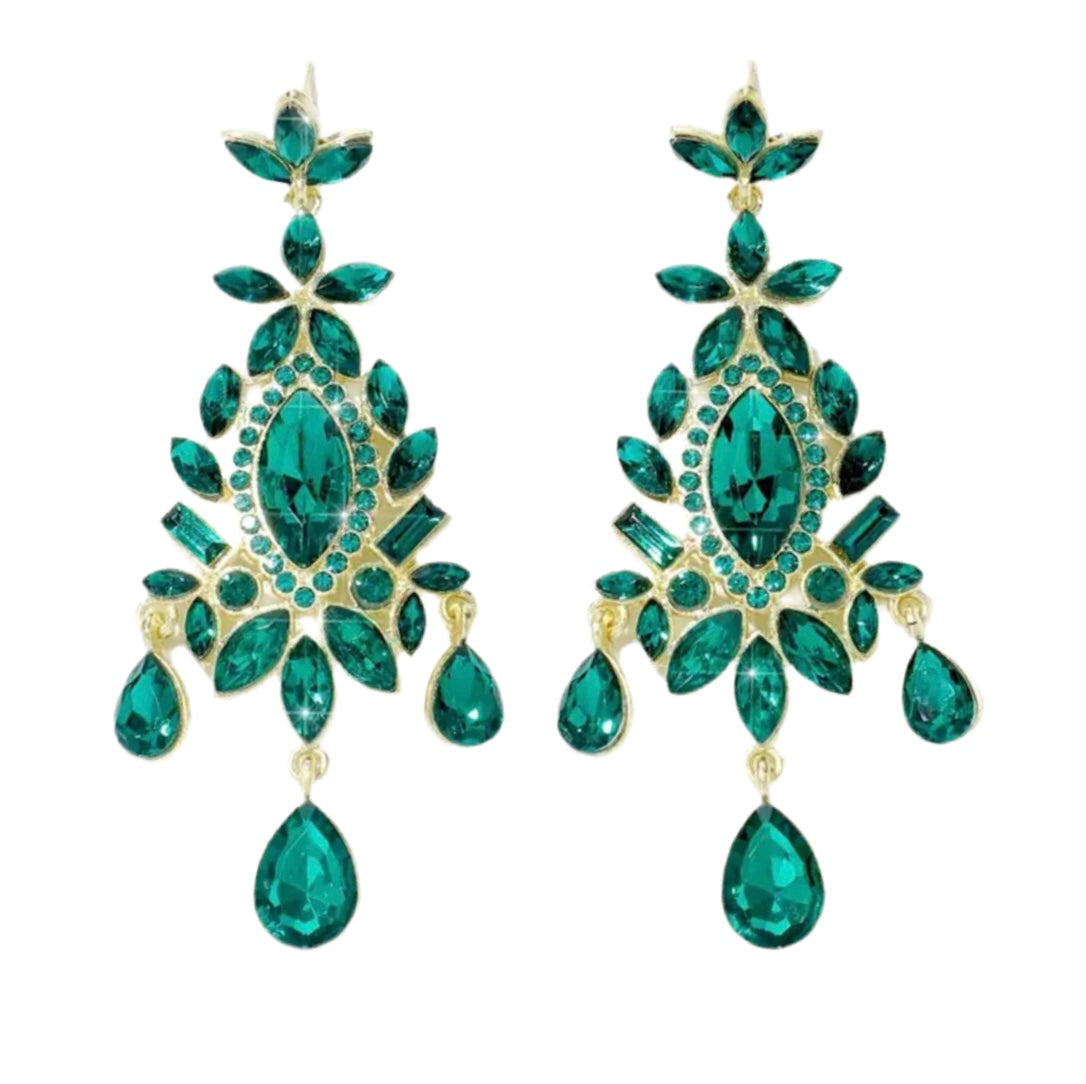 Geometric Chandelier Earrings