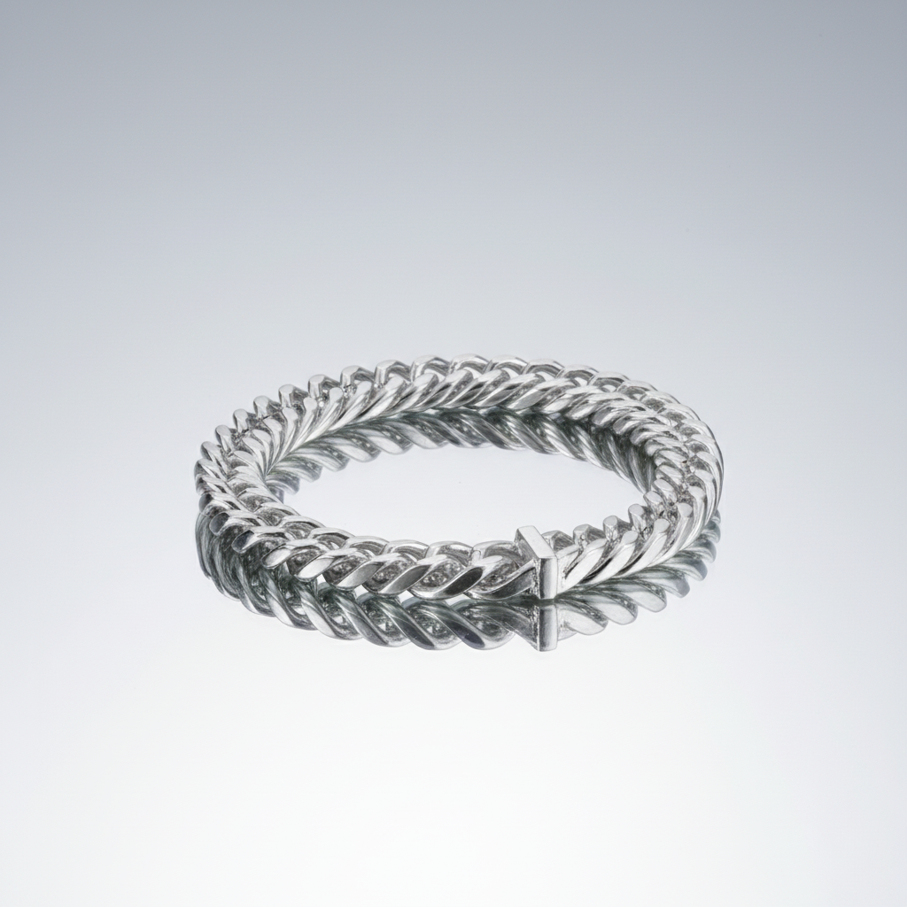 Aluminum Cuban Chain Bracelet