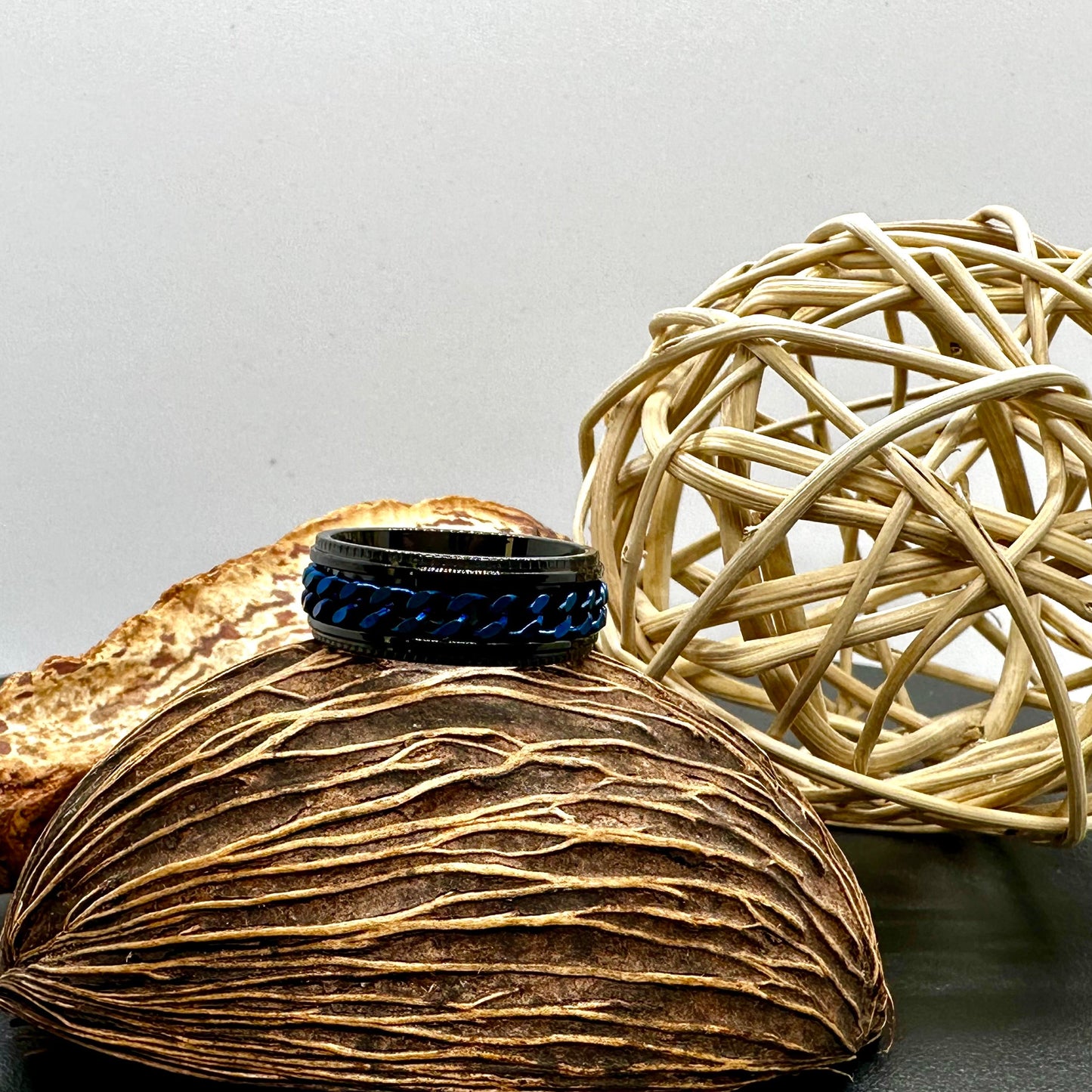 Chain Spinner Stainless Steel  Ring